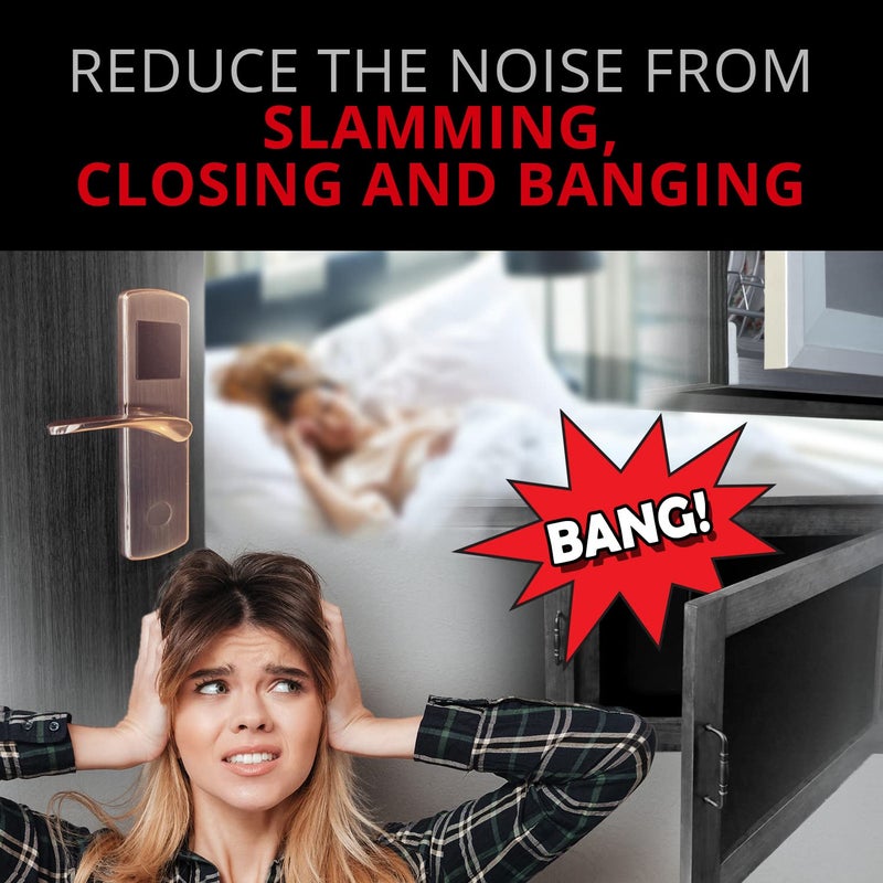 X-Protector Cabinet Door Bumpers 100 PCS – Small Felt Pads 3/8” – Ideal Black Felt Bumpers – Self-Adhesive Thick Felt Dots – Bumper Pads to Protect Glass & Other Surfaces! - Image 4